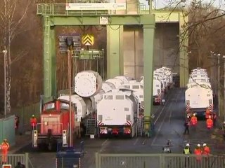Nuclear waste arrives in Germany