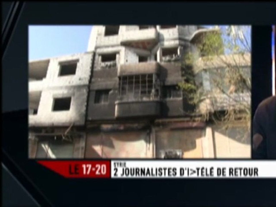 Premières images: une équipe d'I>TELE s'infiltre en Syrie