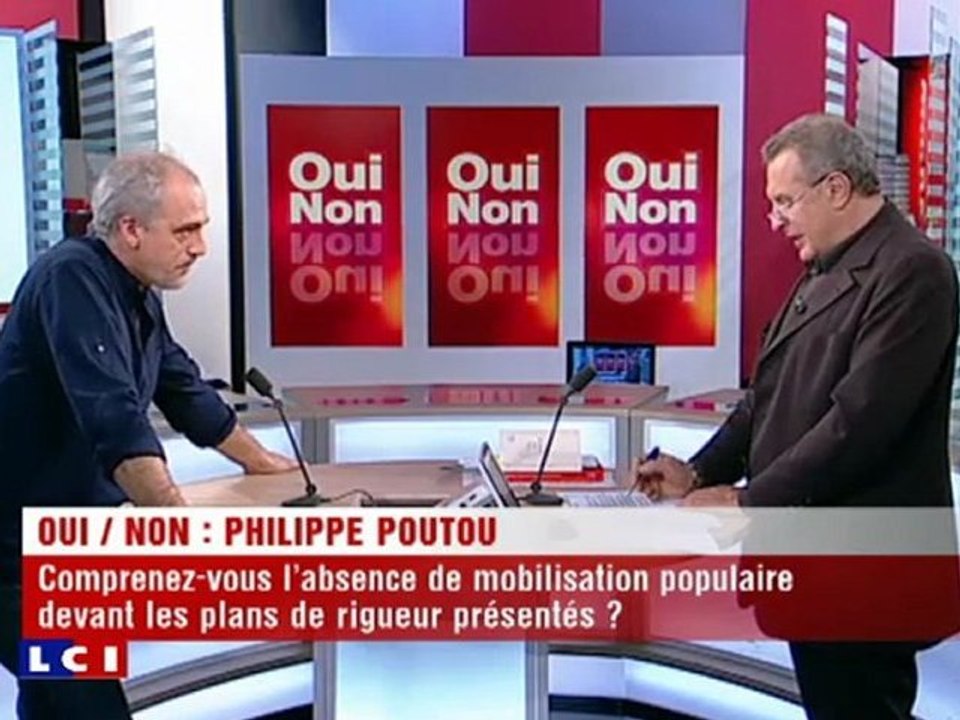 Interview de Philippe Poutou dans le Oui/Non de de Michel Field sur LCI le 28/11/11