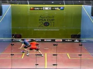 Squash : Willstrop bat Gaultier