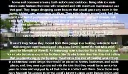 Indoor water fountain