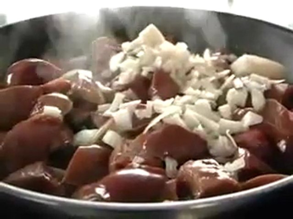 recette de poelée de rognons de porc aux champignons