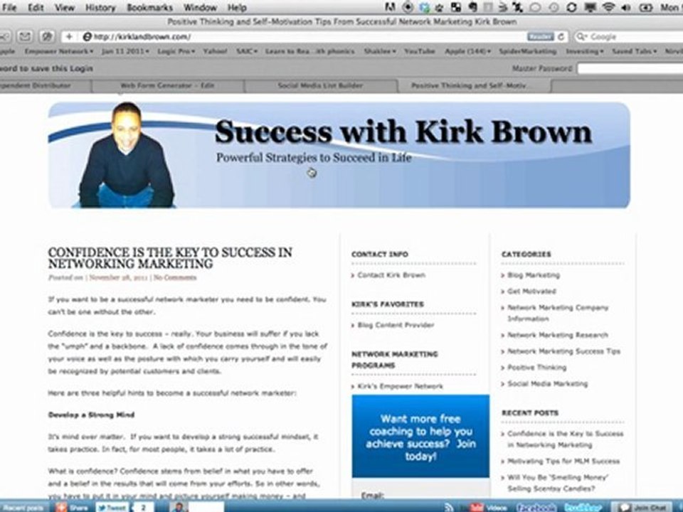 CONFIDENCE IS THE KEY TO SUCCESS IN NETWORKING MARKETING