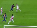 Superbe dribble de Lionel Messi avec le Barça