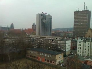 Panorama centrum Gdańska.