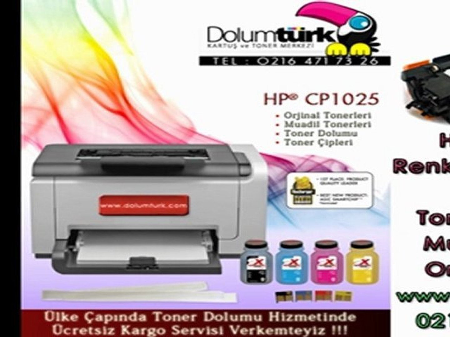 ⁣HP CP1025 Toner Dolum, Hp CP1025 Toner , Hp CE310A Toner Dolumu