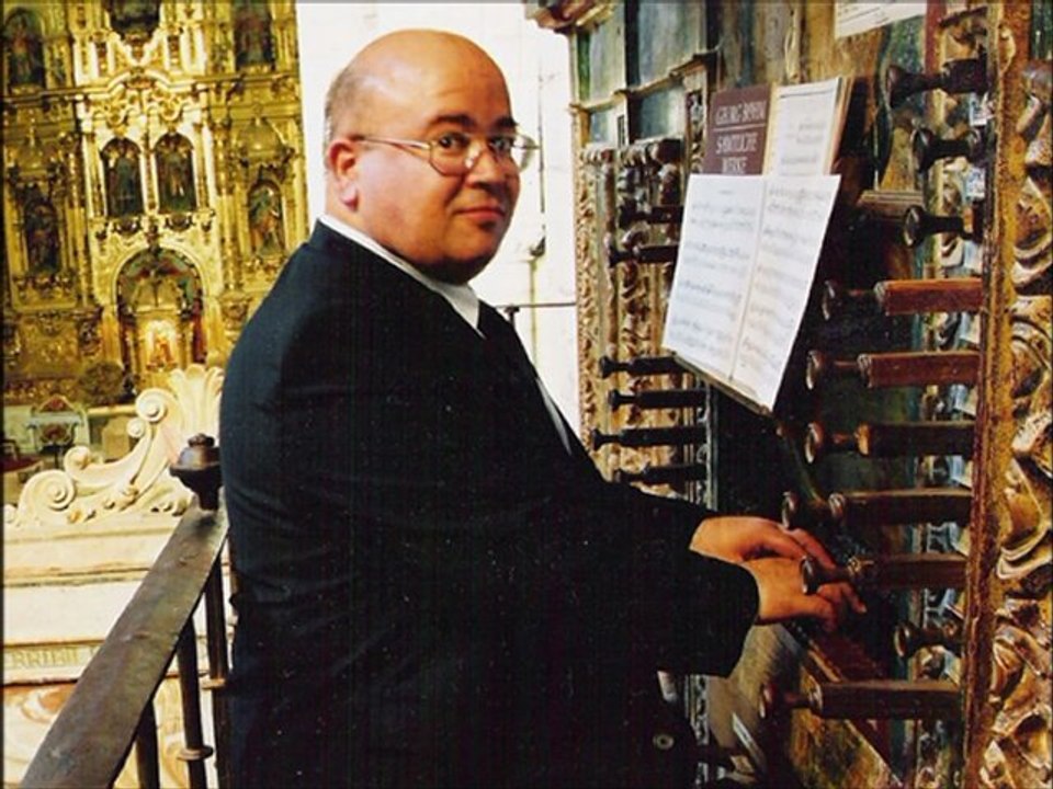 J.S  BACH  - Fugue en La Mineur : Orgue : JESUS MARTIN-MORO