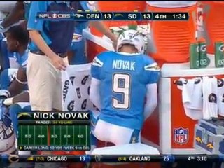 Envie pressante lors d'un match de football américain