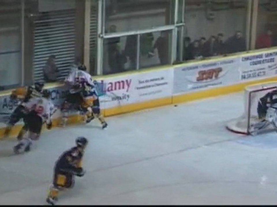 Chamonix contre Amiens 2ème tiers