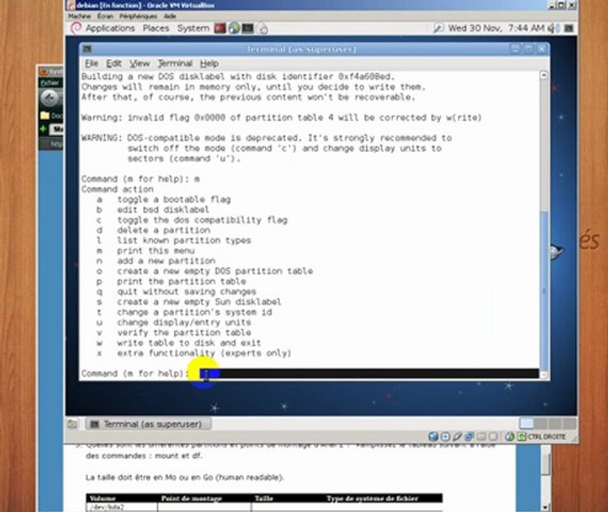 Ex #2 : systèmes de fichiers linux