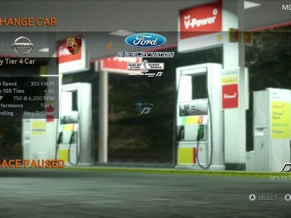 Need for Speed: The Run PC - Changing Car and Customization During Race