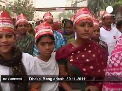 Bangladesh: anti-AIDS demonstration in Dhaka - no comment