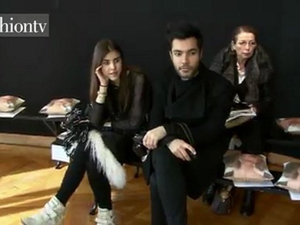 Amaya Arzuaga Arrivals Winter 2012 Fashion Week | FTV