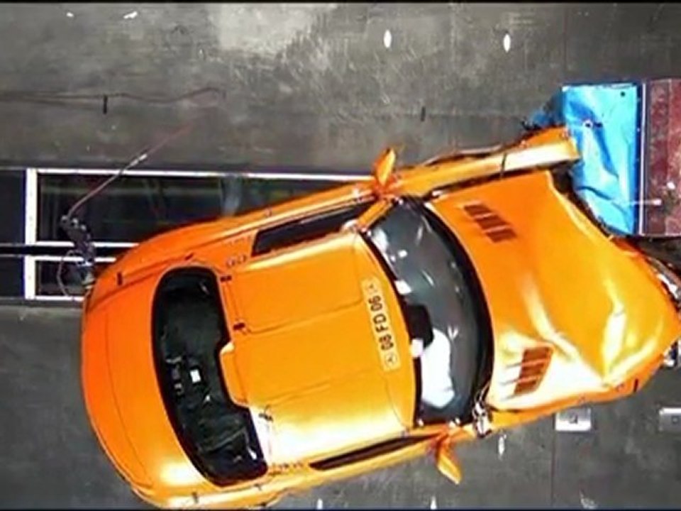 Crash Test New Mercedes SLS AMG 2010