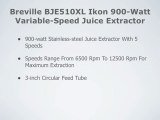 Breville BJE510XL Ikon 900-Watt Variable-Speed Juice Extractor Review