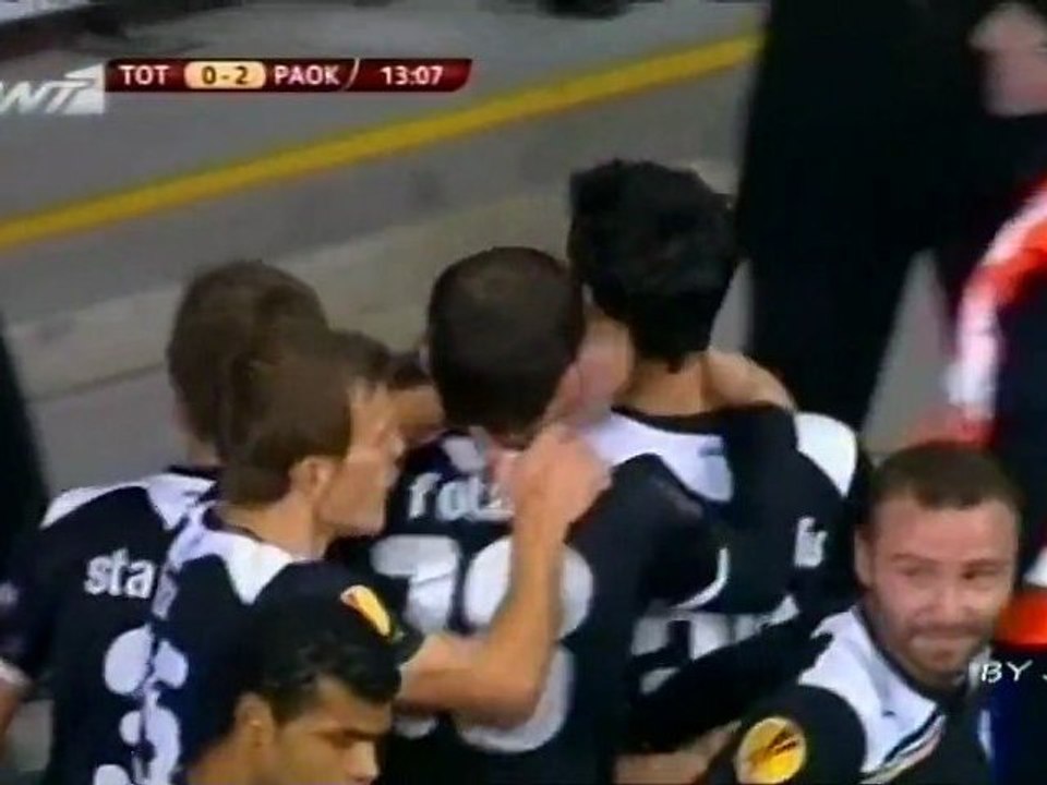 PAOK TOTTENHAM 2nd GOAL ATHANASIADIS