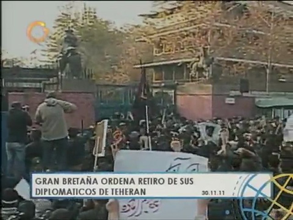 Londres retira a sus diplomáticos de Teherán