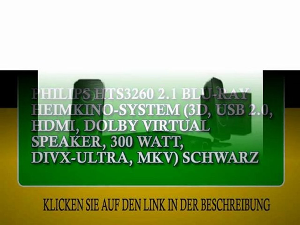 Philips HTS3260 2.1 Blu-ray Heimkino-System