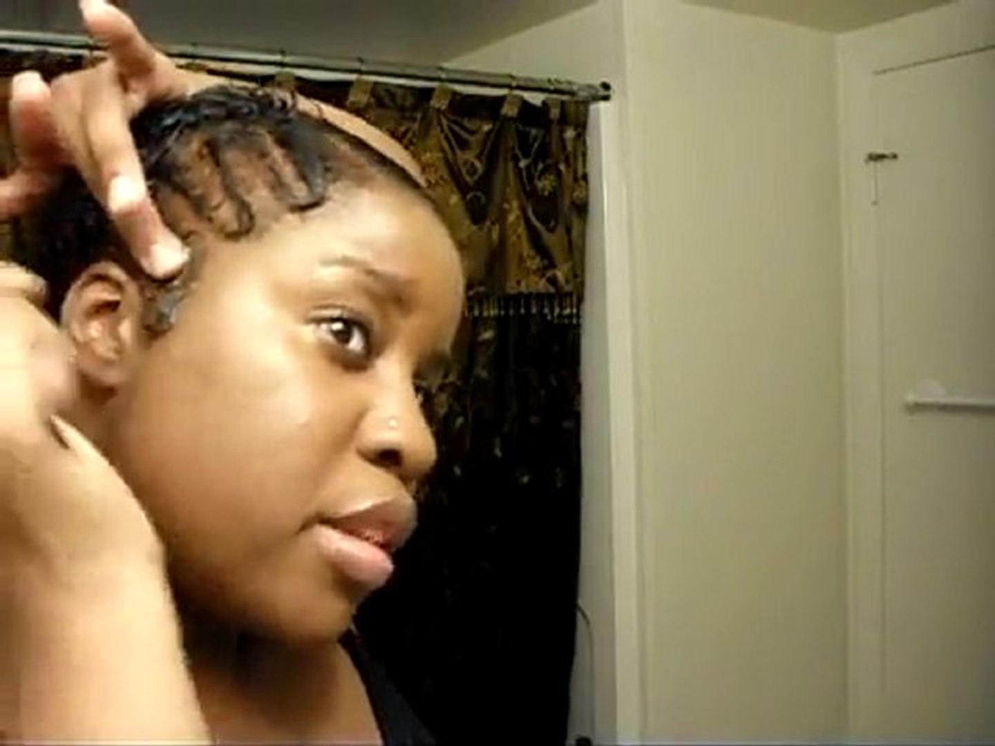 Black Short Hair Style_ Quick Finger Waves and Natural Curl - Dailymotion  Video