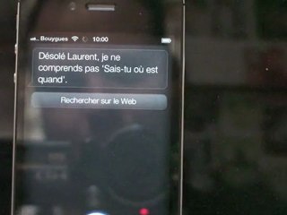 Bonjour Iphone ! Bonjour Laurent ! Siri et l'Iphone 4S vol 2