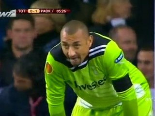 PAOK TOTTENHAM 1st goal SALPINGIDIS