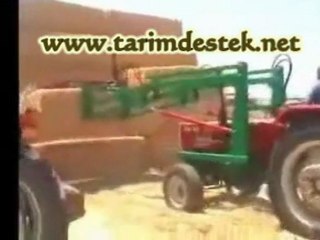 www.tarimdestek.net Büyük Balya Yükleme Kepçesi