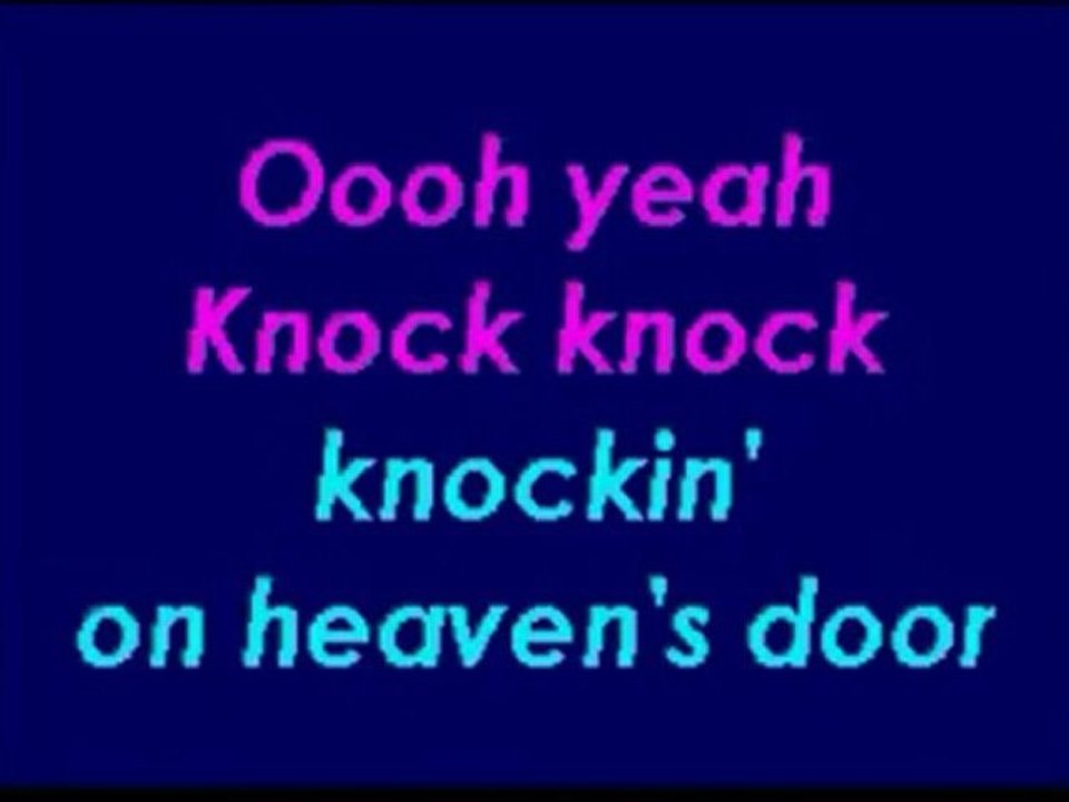 Guns N' Roses - Knockin' On Heaven's Door