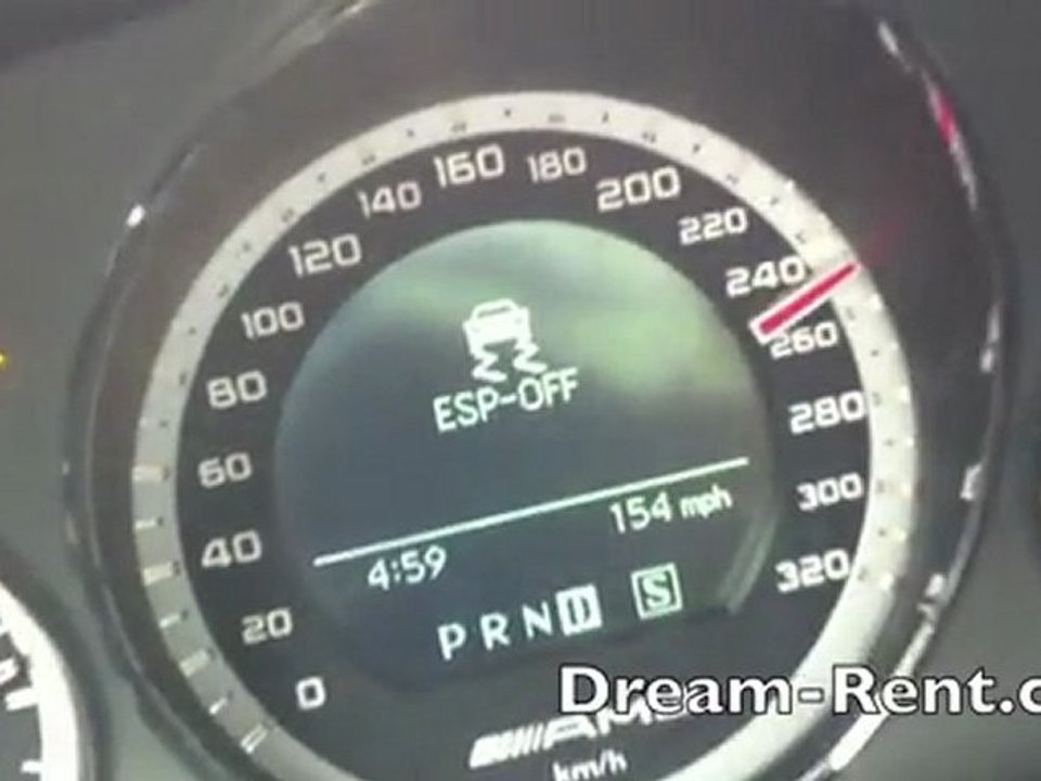 acceleration mercedes benz c63 amg pack performance vmax 0 à 280 km/h dream rent
