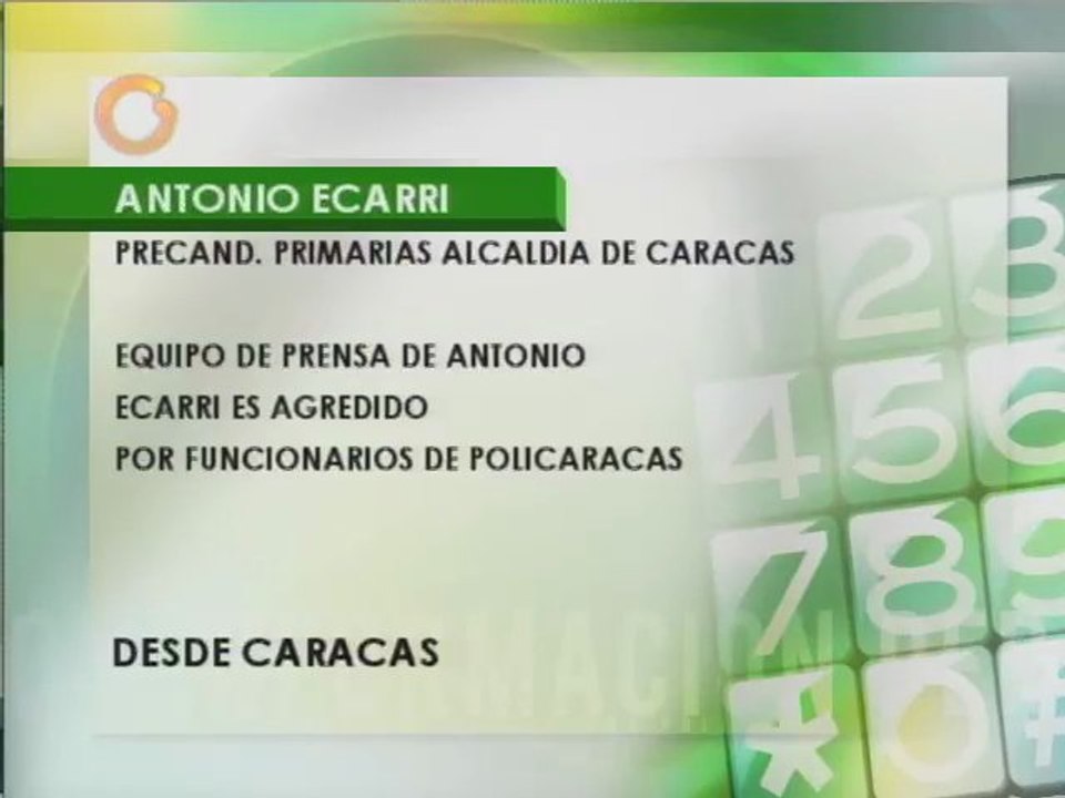 Denuncian agresión contra equipo reporteril de Antonio Ecarri