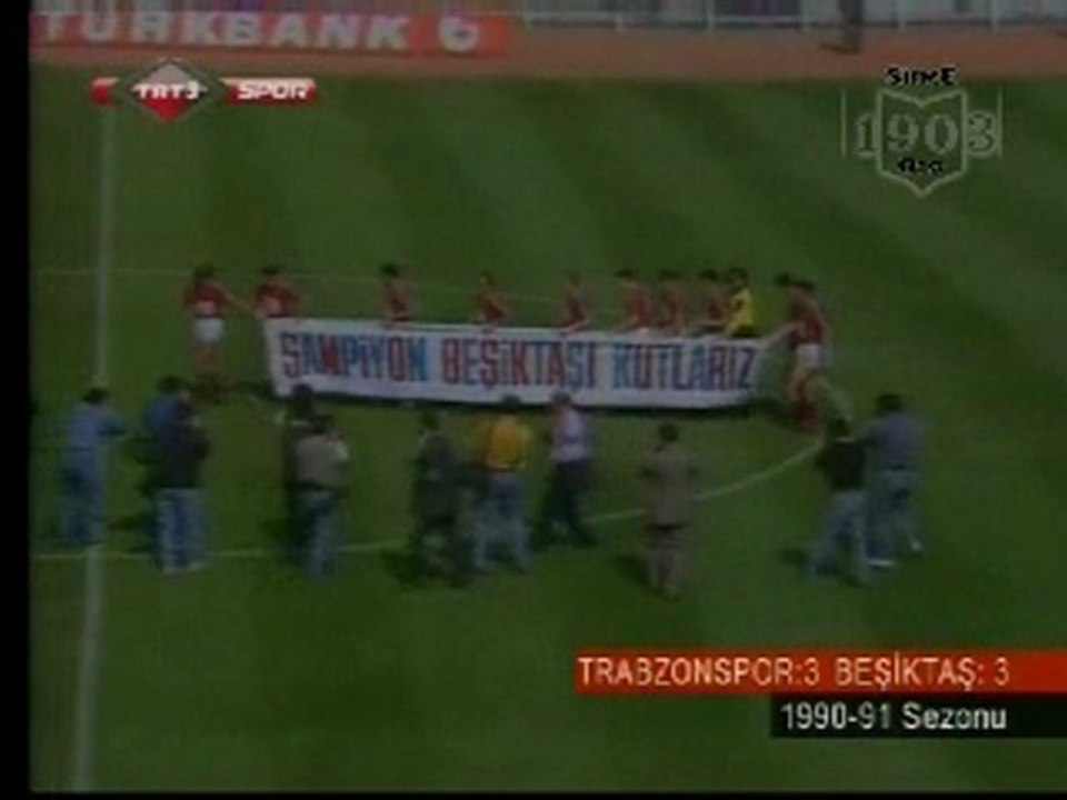 Trabzonspor-Beşiktaş 1990-91