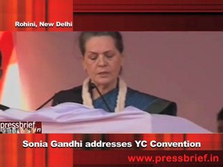 Download Video: 6 Sonia Gandhi addresses YC Convention