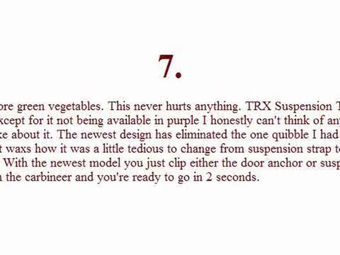 TRX Suspension Trainer Review