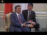 Cumhurbaşkanı Gül, Kırgızistan Cumhurbaşkanı Otunbayeva ile Görüştü