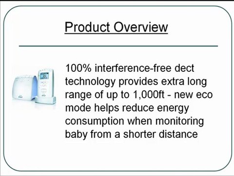 Philips AVENT DECT Baby Monitor with Temperature Sensor ...