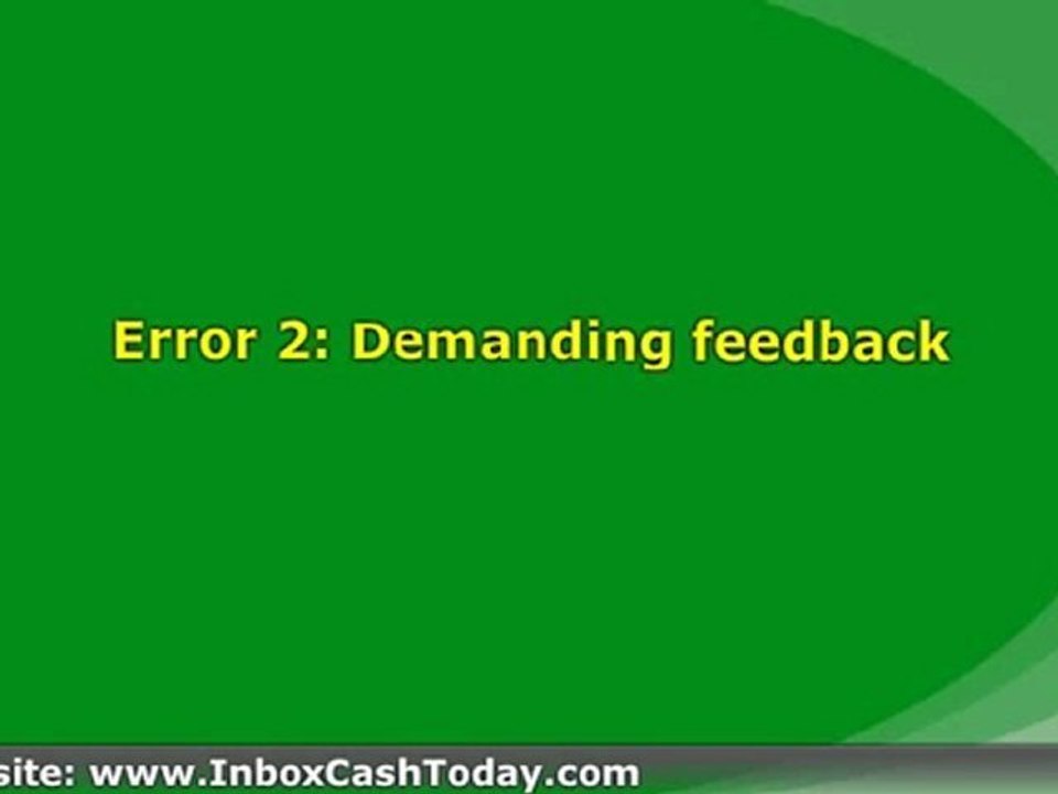 Top 5 Errors in Email Marketing