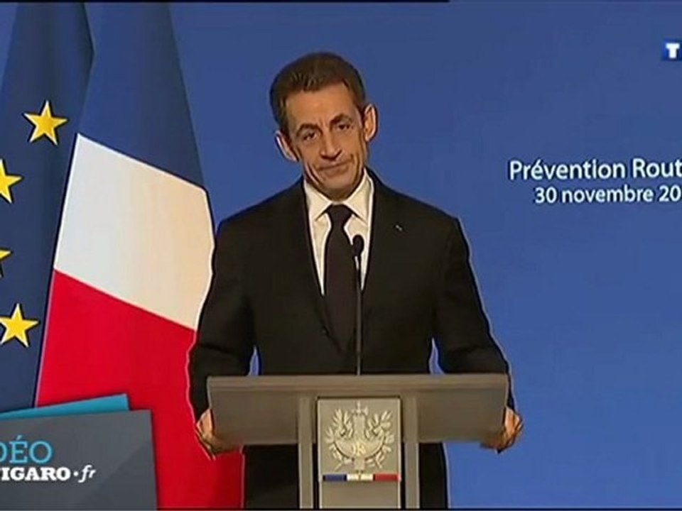 Sarkozy : «Un ethylotest obligatoire dans chaque véhicule»