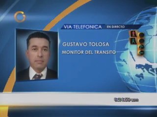 Reporte del tráfico desde la av. Libertador