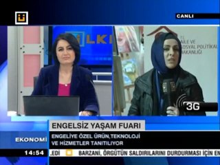 Nagehan Hüküm Engelsiz Yaşam Fuarı Ülke tv 3G  Bağlantısı 1 Aralık 2011