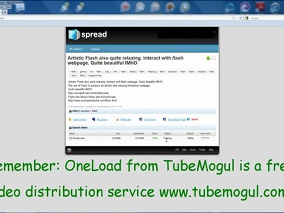 HeySpread Video Distribution. Upload to multiple video sites