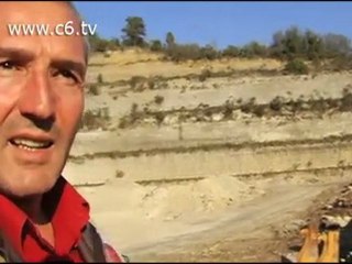 Dentro alla cava di Riano, dove sorgerà la nuova Malagrotta