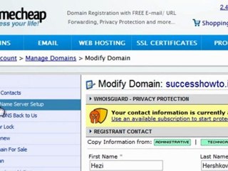 Wordpress Site - DNS change