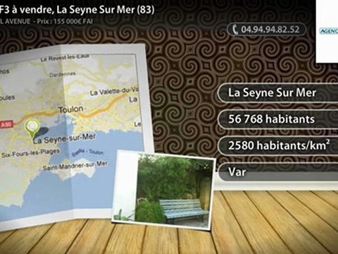 Maison F3 à vendre, La Seyne Sur Mer (83)