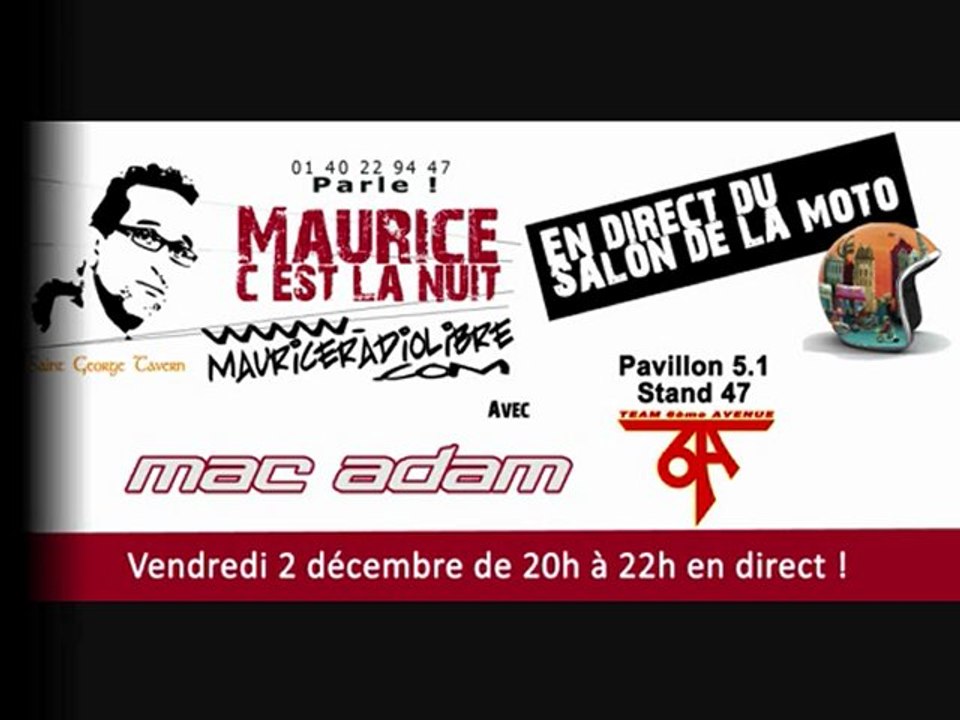 Maurice en direct du Salon de la Moto 2011