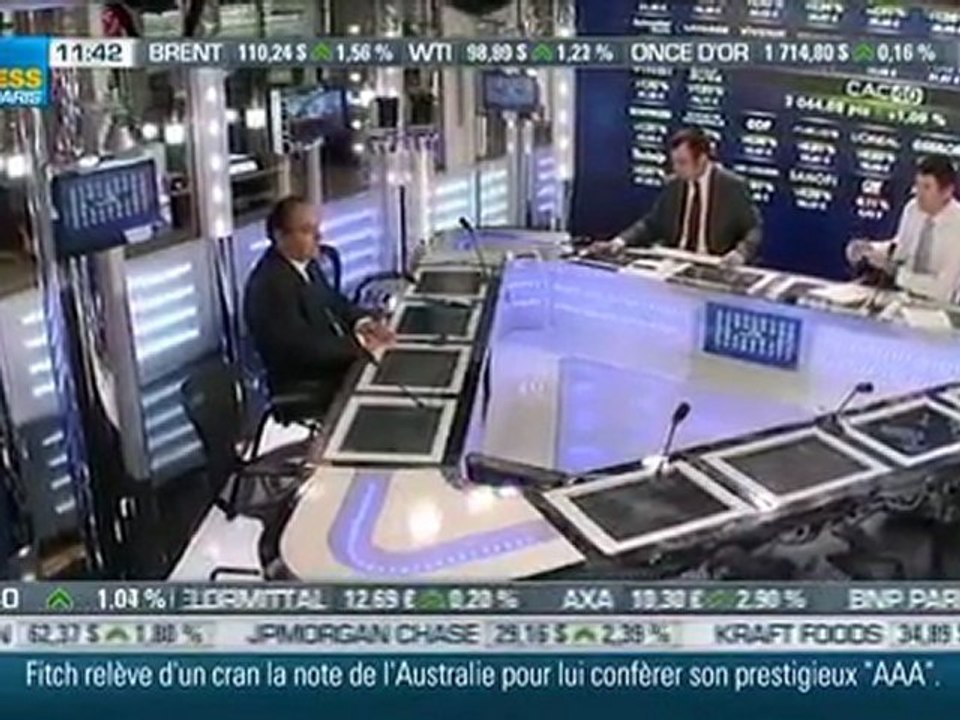 Olivier Delamarche  On espère régler un problème de dette avec de la dette