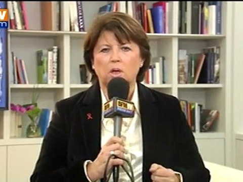 Martine Aubry : Nicolas Sarkozy n’a fait que des fausses promesses