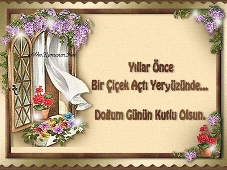 DOĞUM GÜNÜN KUTLU OLSUN