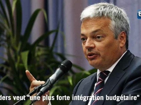 Reynders veut une plus forte intégration budgétaire