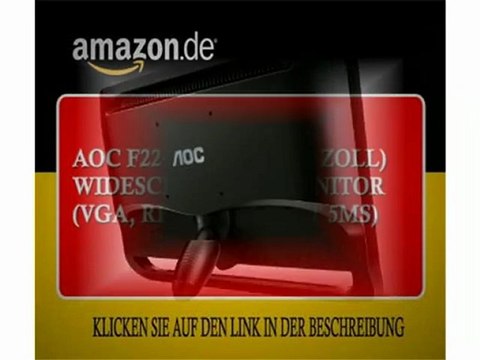 AOC F22+ 54,6 cm (21,5 Zoll) widescreen TFT Monitor (VGA, Reaktionszeit 5ms)
