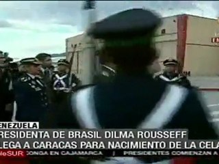 Celac: Rousseff llegó a Venezuela para participar en cumbre