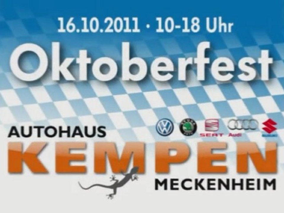 Oktoberfest im Autohaus Kempen mit den 'Räubern'